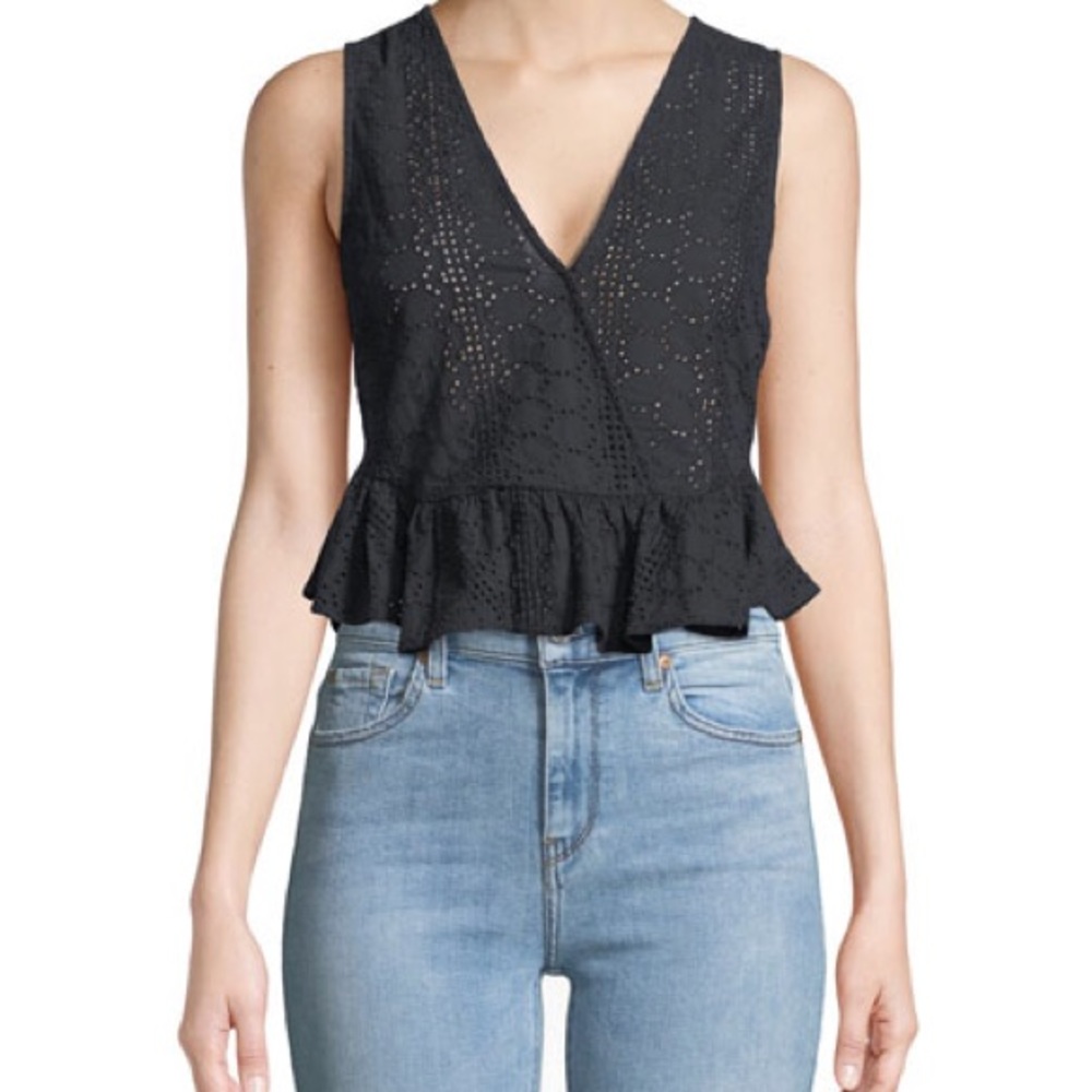 BCBGeneration eyelet top and shorts set - Picture 2 of 5